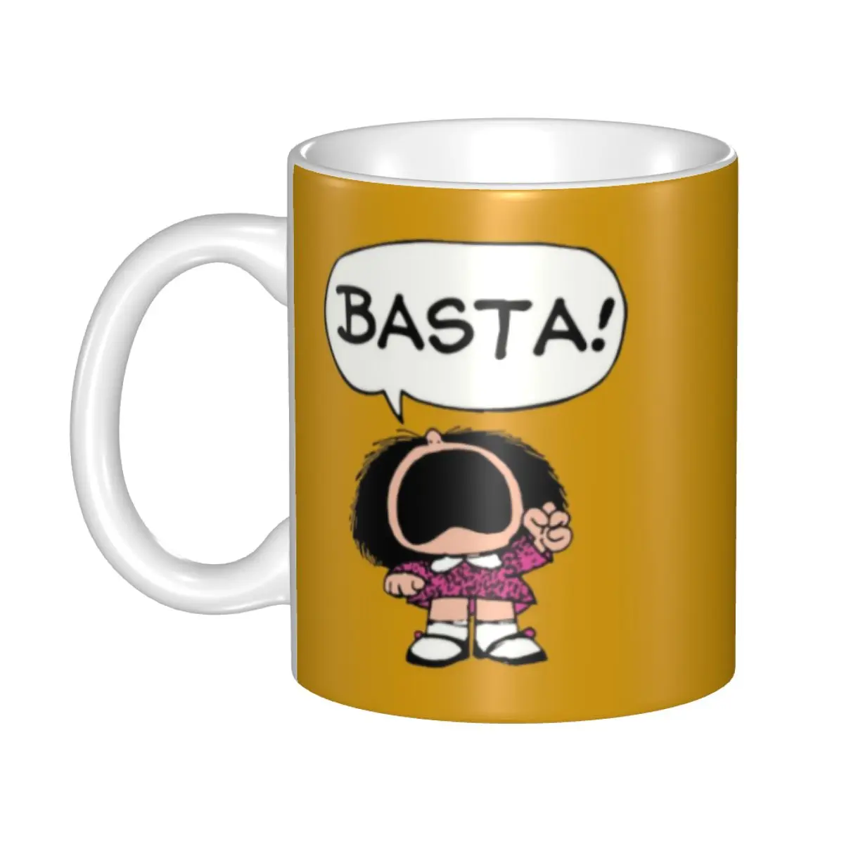 

Mafalda Basta кружка Персонализированная мультфильм манга Quino комиксы кофейная керамическая кружка креативный подарок