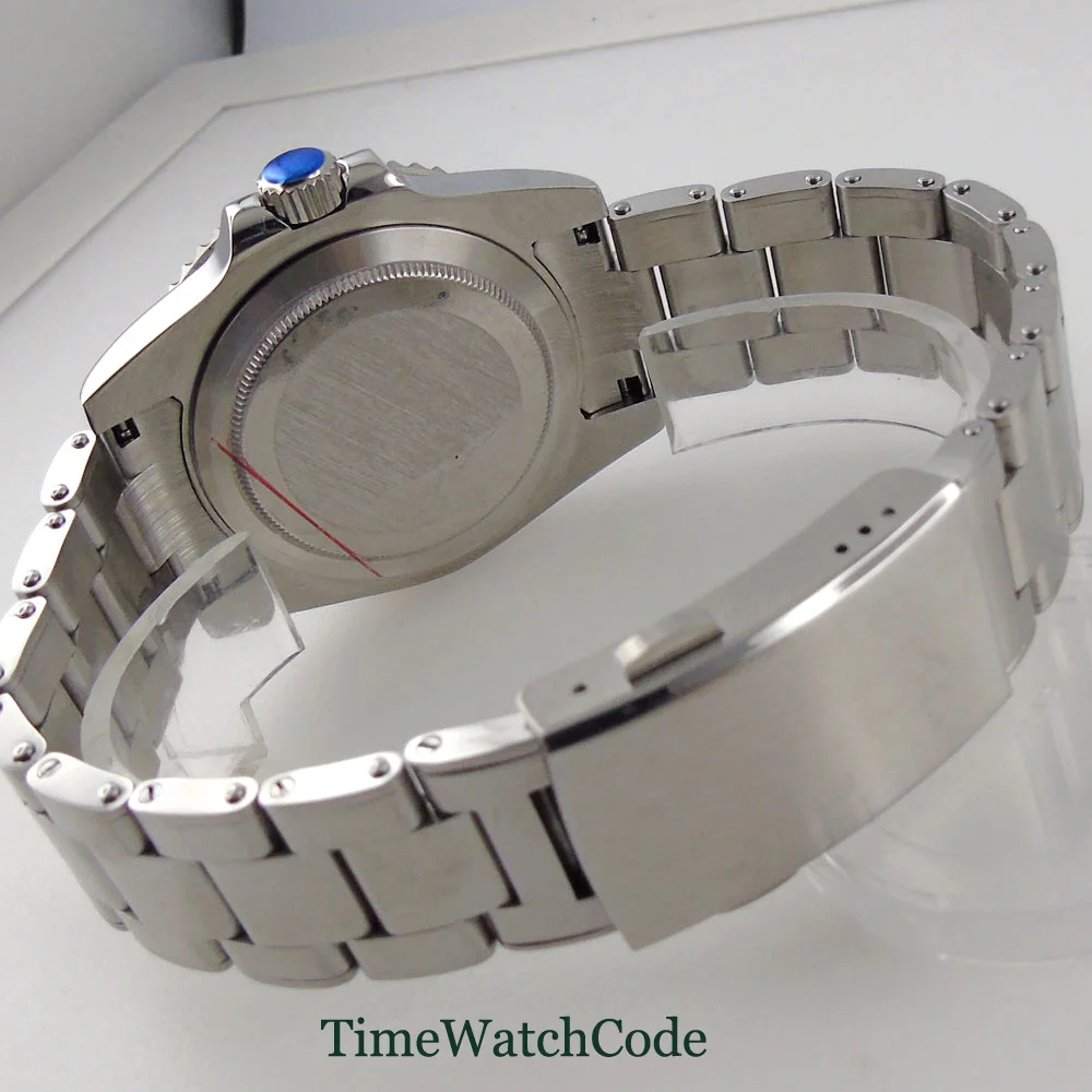 Часы GMT Мужские автоматические с сапфировым кристаллом и белым циферблатом 39 мм |