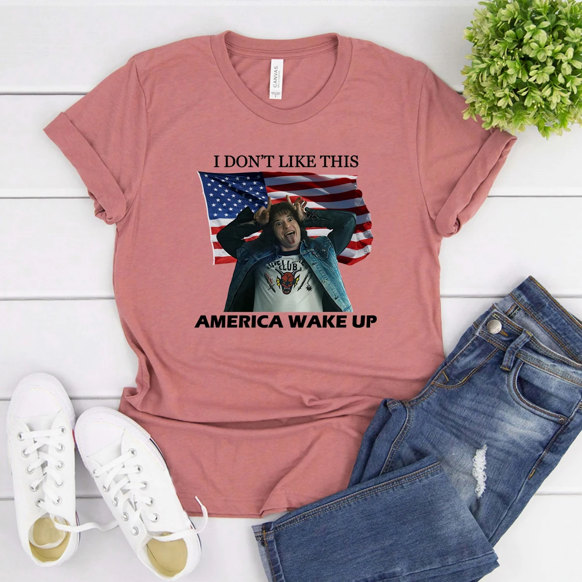 

Забавная футболка Эдди мусон мне не нравится эта футболка Эдди мусон футболки унисекс футболки «очень странные дела» футболка с американск...