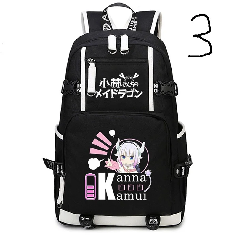 Новинка 2023 аниме Miss Kobayashi's Dragon Maid косплей сумка для книг студенческая рюкзак