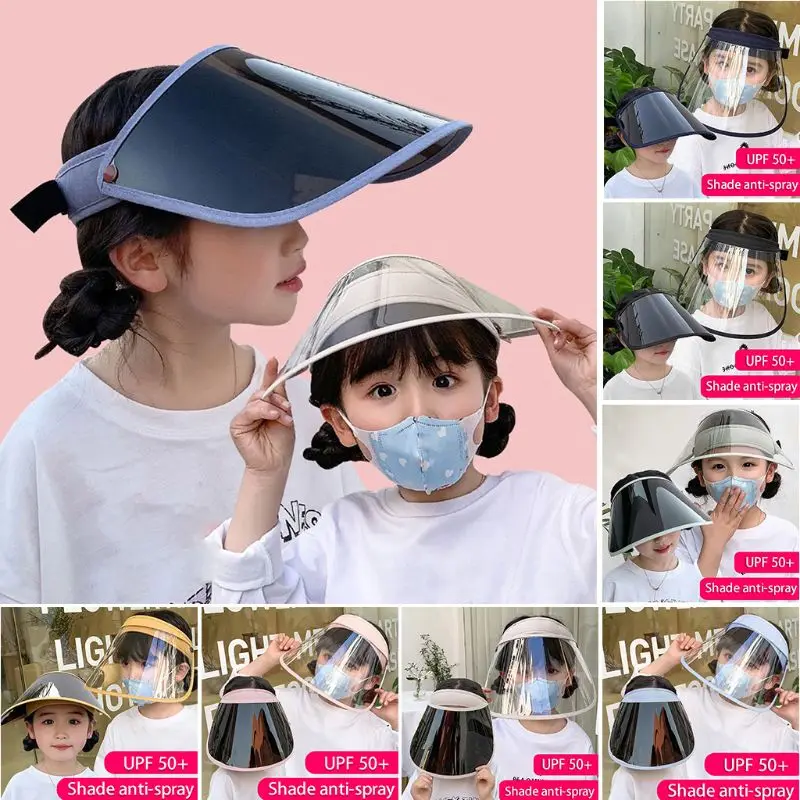 

918A Anti-Droplet Saliva Empty Top Hat Anti-UV Mask Safety Face Protection