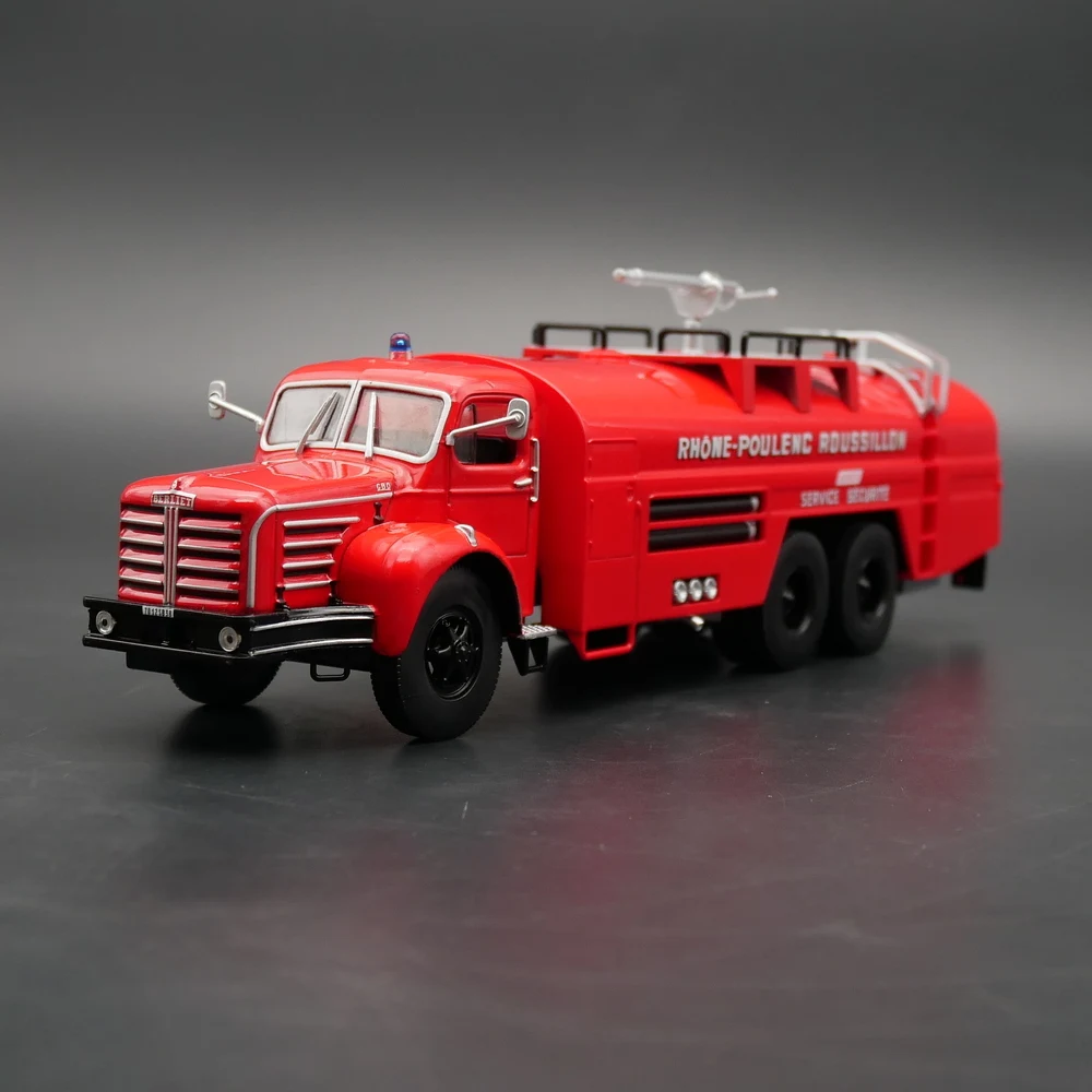 

Diecast Ixo 1:43 Scale Berliet GBO French Fire Truck Beeli Foam Car Alloy Classic Nostalgic Car Model Collectible Toy Gift