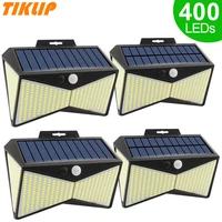 138400 led waterproof solar motion sensor lights outdoor sunlight solar power wall lamps for pathway fence garden country house
