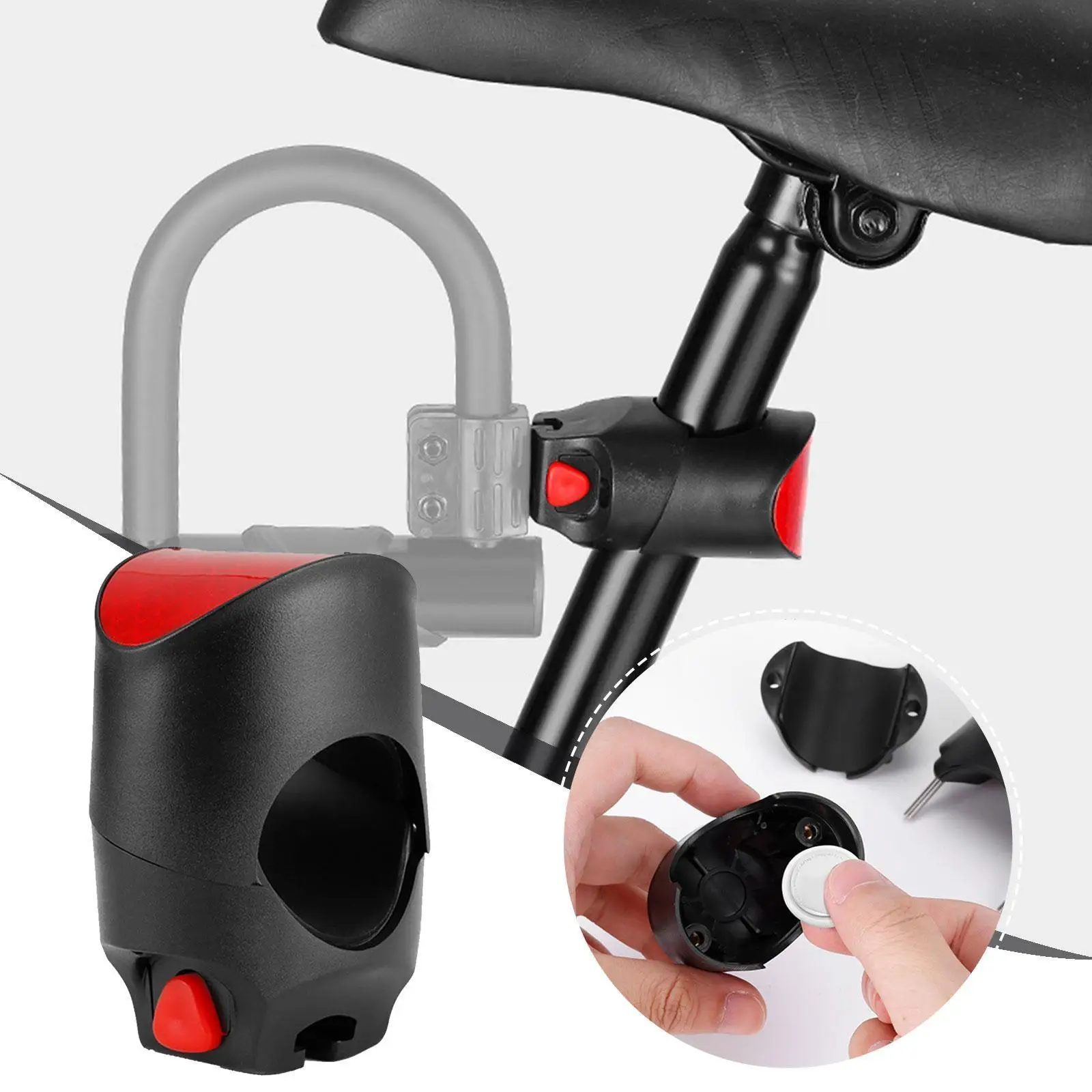 

Велосипедный локатор рамы, защитный Многофункциональный водонепроницаемый для Airtag Gps-трекер местоположения, защитные чехлы