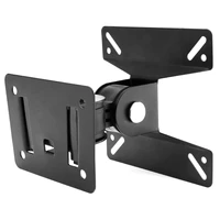 universal adjustable 0 28kg tv wall mount bracket support 180 degrees rotation for 14 24 inch lcd led flat panel tv