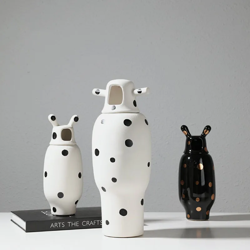 Геометрическая креативная Цветочная композиция в горошек для спальни гостиной