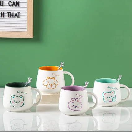 

Cute Animal Mugs for Home Breakfast Mugs for Office Coffee Mugs for Lovers
