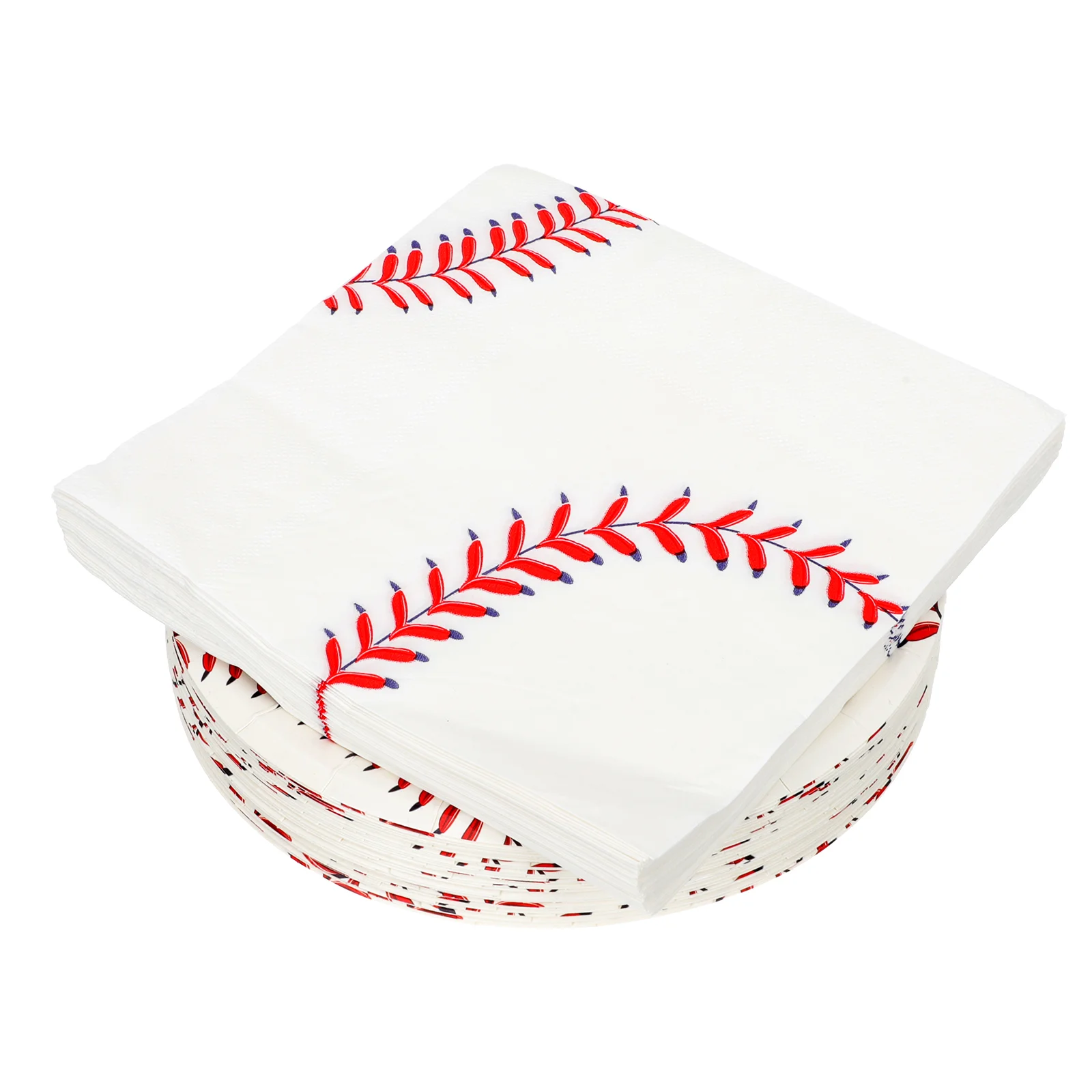 

Decor Table Party Dinnerware Birthday Cutlery Set Paper Napkins Baseball Favors Decorations Tablewares