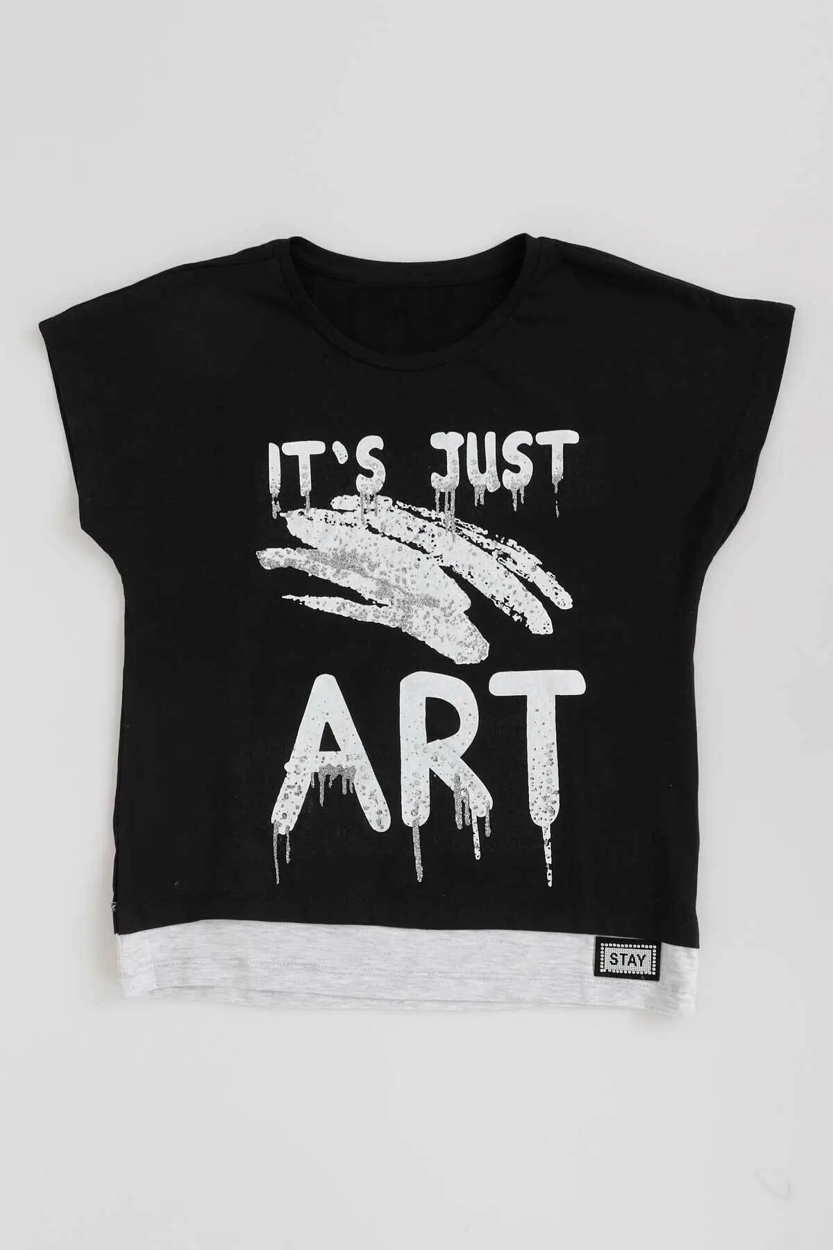 

Black Pattern Girl Clothing Tshirt Kids Tops Children T-shirts for Baby Girl Sleeveless Tshirts Toddlers Tops For Summer Spring