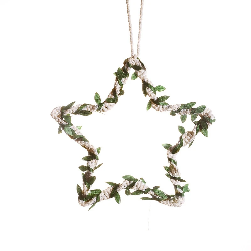 

Hand-Woven Star Wall Hanging Decoration Living Room Decoration Pendant Creative Fashion Home Gift Wall Room Decoration