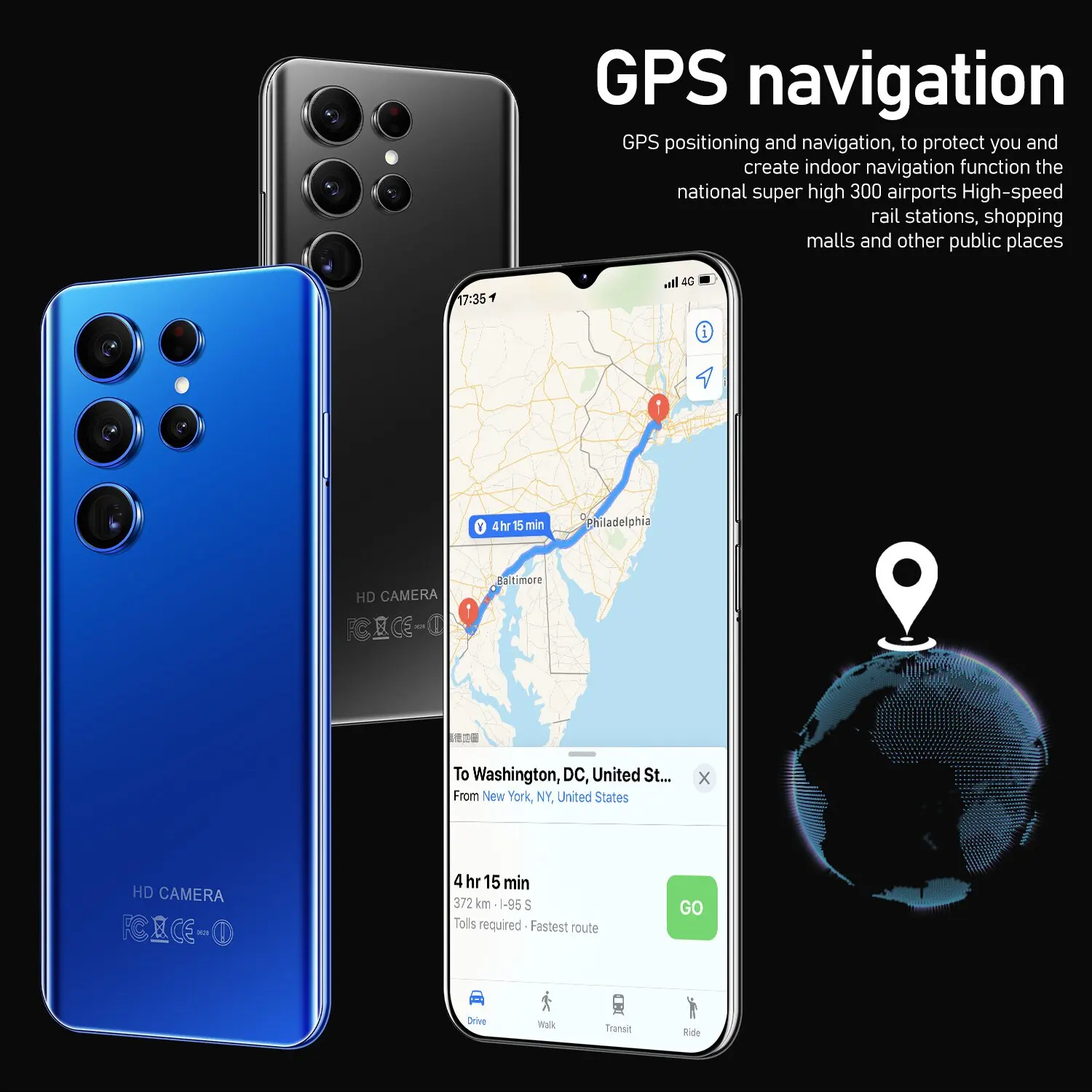 Смартфон S24, 7,3 дюйма, 16 + 1 ТБ, 6800 мАч | AliExpress