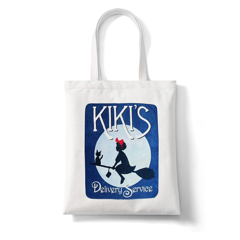 

Женская сумка для покупок служба доставки Кики Totoro Studio аниме большая сумка Холщовая Сумка сумка для покупок мультяшная Сумка-тоут сумки на ...