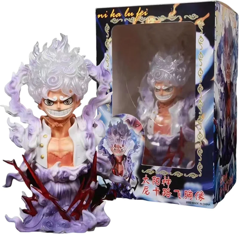 

Цельный аниме-обезьянка Луффи экипировка 5 Аниме Фигура грудь Ника Joyboy Статуя Коллекционная модель Кукла декоративные игрушки Детский пода...