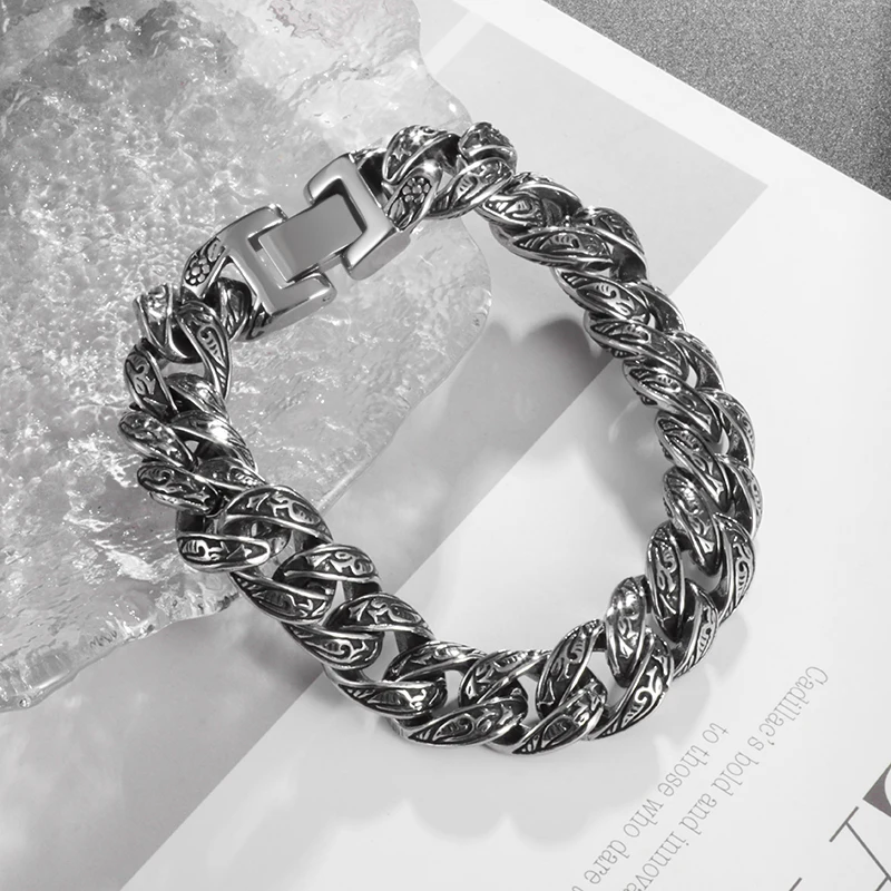 

Fashion Chain Bracelet Men's Classic Vintage Metal Buckle Braided Bracelet Fashion Design Bracelet Charm Party Jewelry Wholesale