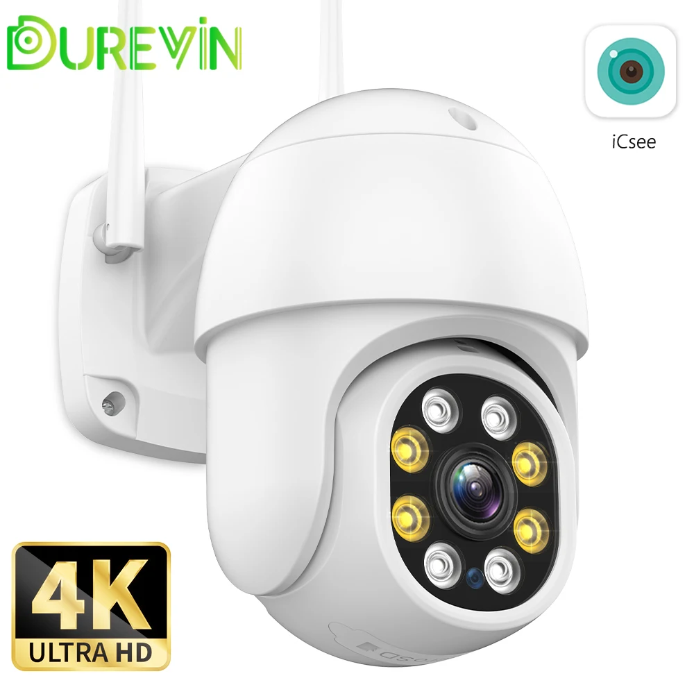 IP-камера наружного видеонаблюдения 8 Мп Wi-Fi PTZ 3 5 МП HD H.265