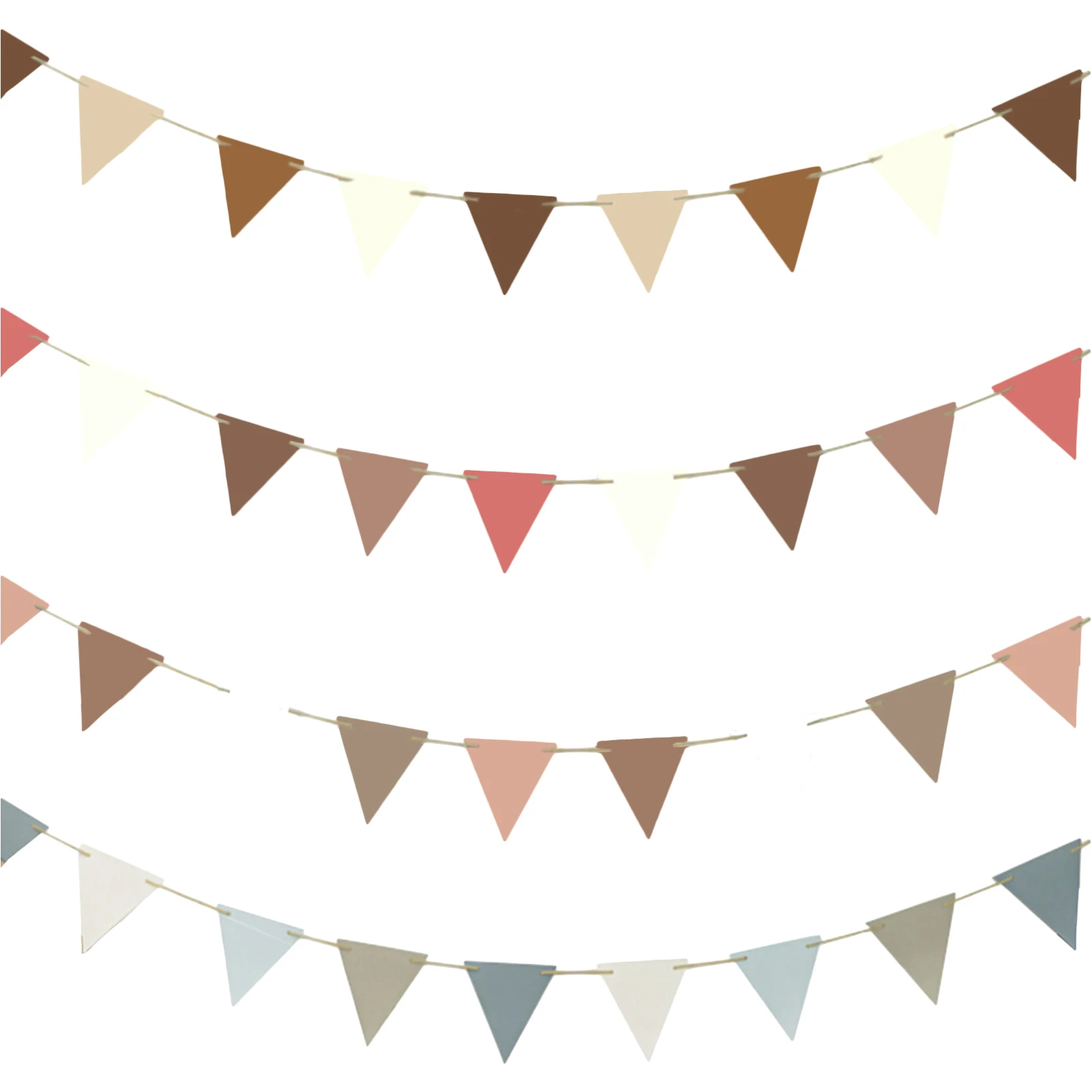 

Разноцветные кожаные флажки для украшения вечеринки, кожаные баннеры, радужные флажки для дня рождения, гирлянда, праздничные украшения