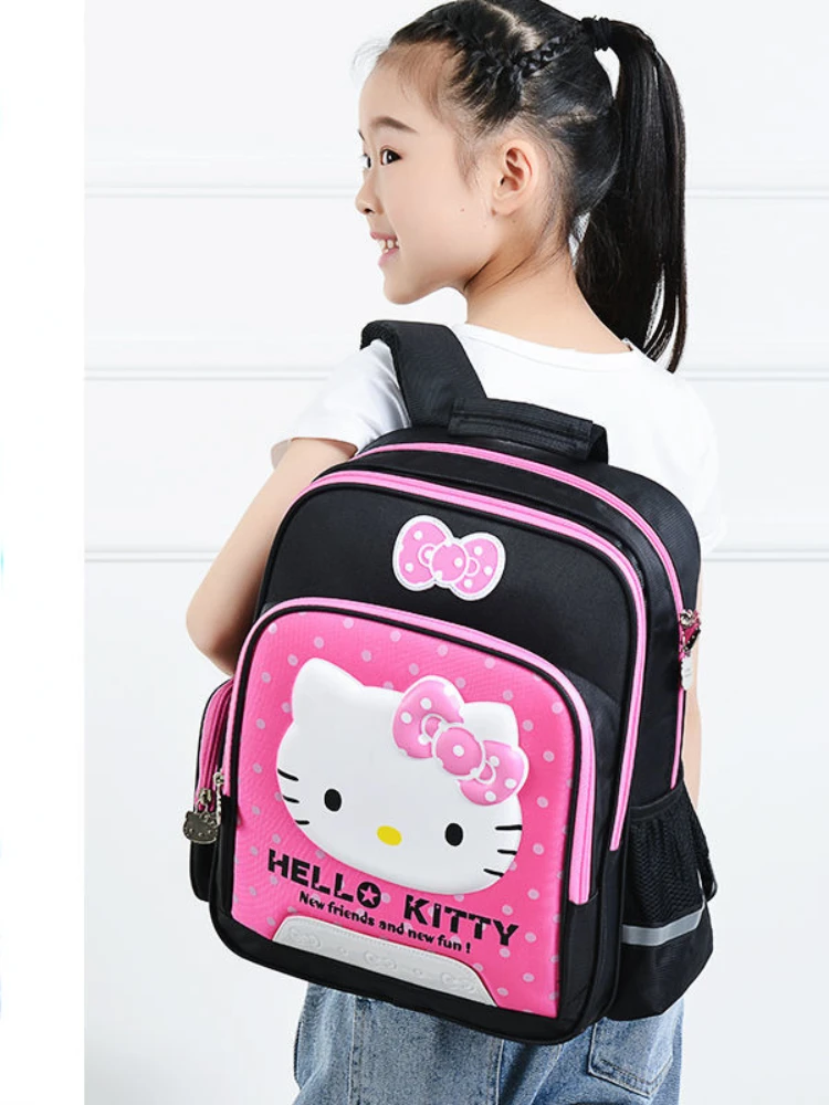 Preschool Backpack Sanrio Hello Kitty Bag Primary School Student Schoolbag Backpack Lightweight Cartoon Children's Backpack