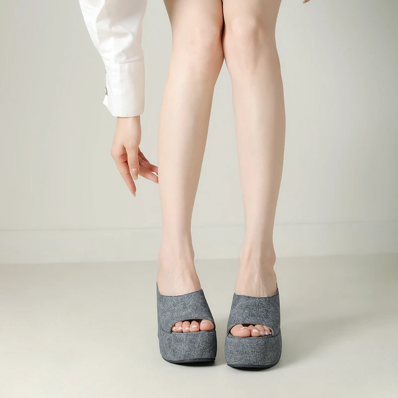 Girseaby брендовые женские сандалии с открытым носком без шнуровки на танкетке