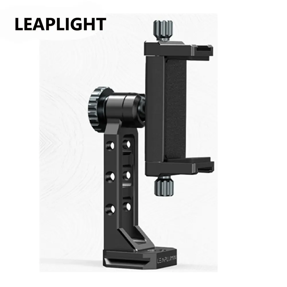Металлический держатель для телефона LEAPLIGHT с вращением на 360° крепление штатива