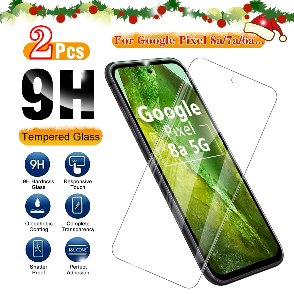2 шт. Защитная пленка для экрана Google Pixel 8a 9 8 Pro XL 9ProXL 8Pro закаленная телефона Pixel8a 7a 6a