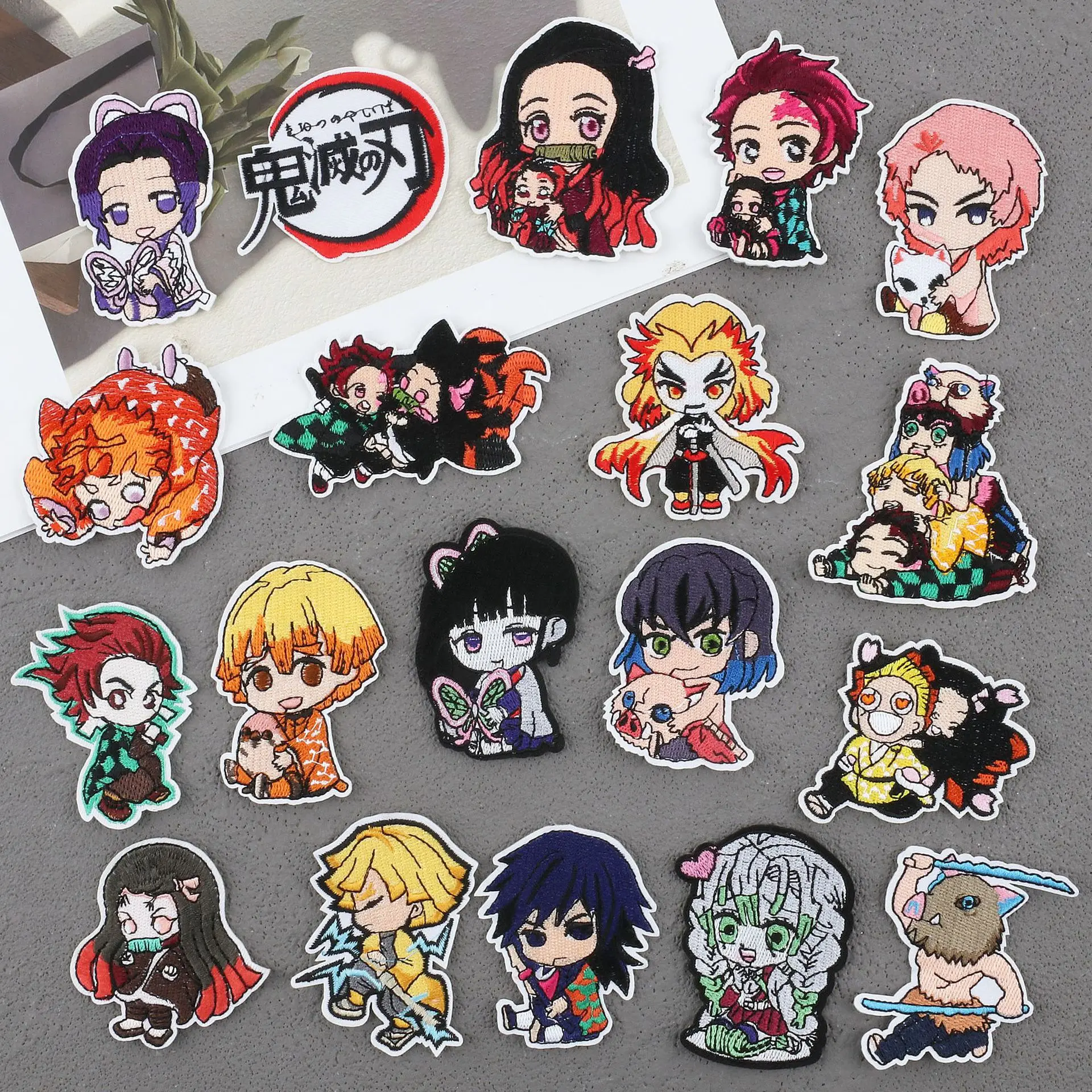

Anime Patch Cartoon Embroidery Patches Anime Character Diy Badges Ironing Patch Thermo Adaptive Applique Decoration Stickers