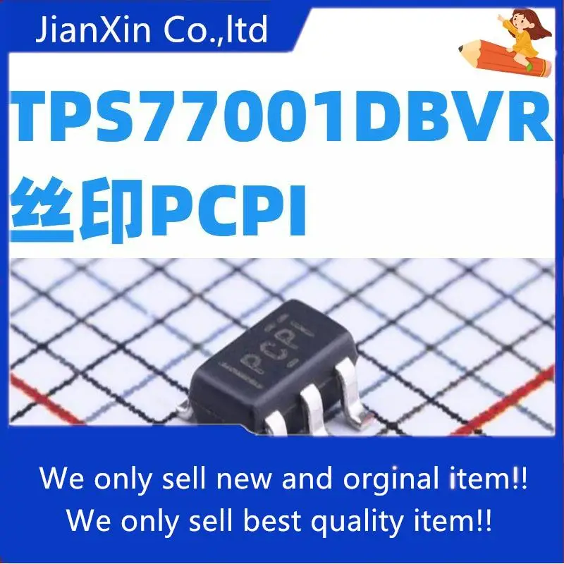 

10pcs 100% orginal new TPS77001DBVRSOT23-5 silk screen PCPI low dropout voltage regulator IC chip