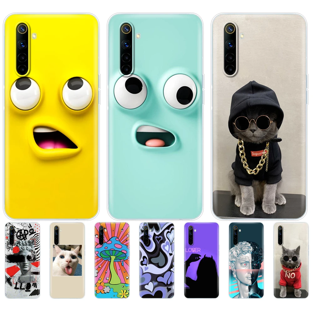 for realme 6 case realme 6 pro realme 6s 6i case silicon soft tpu phone back cover for oppo realme6 6pro realme6pro case free global shipping