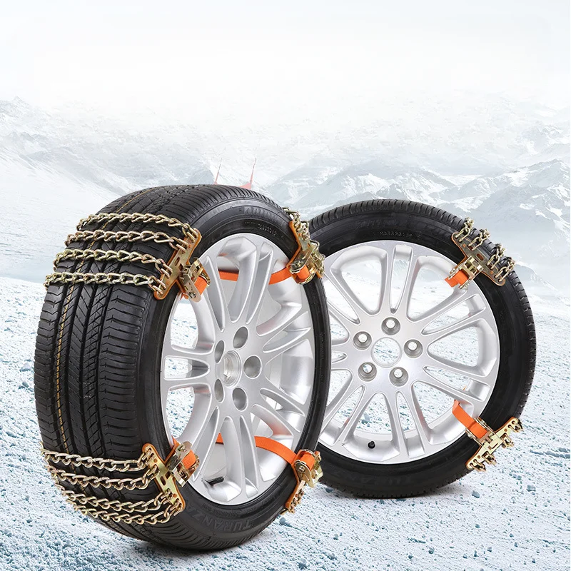 

Easy Installation Safety Anti-skid Chain Winter Snow Days Vehicle Safety Chains Car Security Tyre Wrapped Chain Car Snow Chain