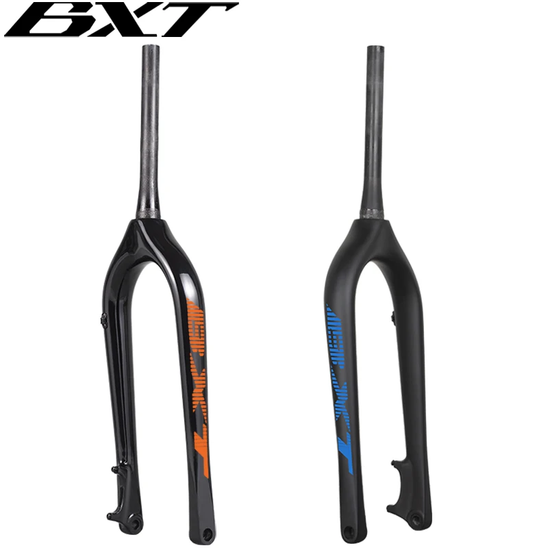 

26er Full Carbon MTB Fork Fit for 5.0Tire Carbon Fiber Fat bike fork 26inch Snow Bike Carbon Fork Thru Axle 150*15mm Disc Brake