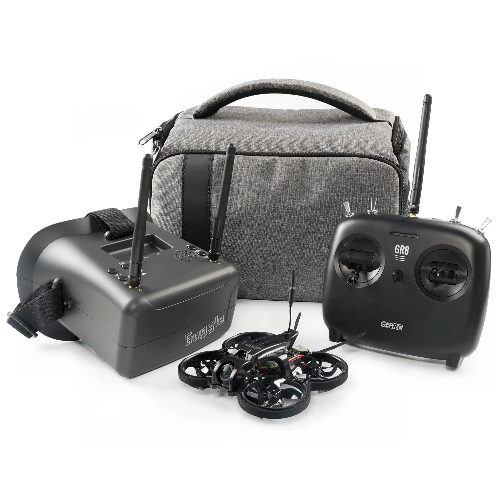 

GEPRC TinyGO гоночный FPV Whoop RTF GEP-12A-F4 200 мВт Runcam Nano2 GR1102 10000KV 79 мм Дрон GR8 удаленный контроллер 4,3 дюйма очки