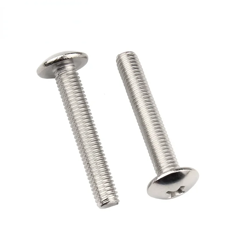 

Cross Recessed Pan Head Screws M2 M2.5 M3 M4 M5 M6 M8 304 Stainless Steel Rounnd Phillips TV Machine Screw DIN7985