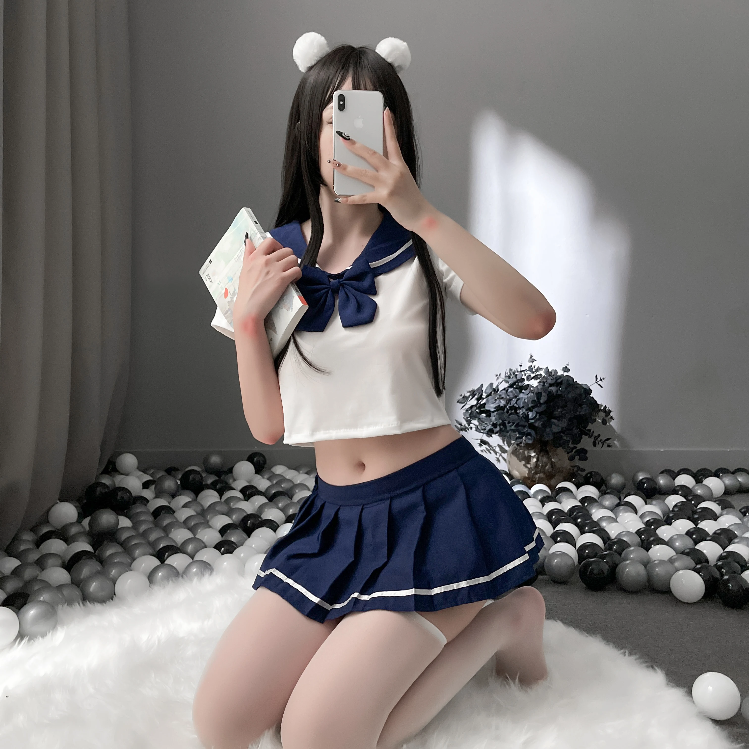 

Сетчатая красная новая юбка Tiktok, облегающее пикантное платье для сна, шелковое кружевное женское платье для сна в забавном стиле принцессы