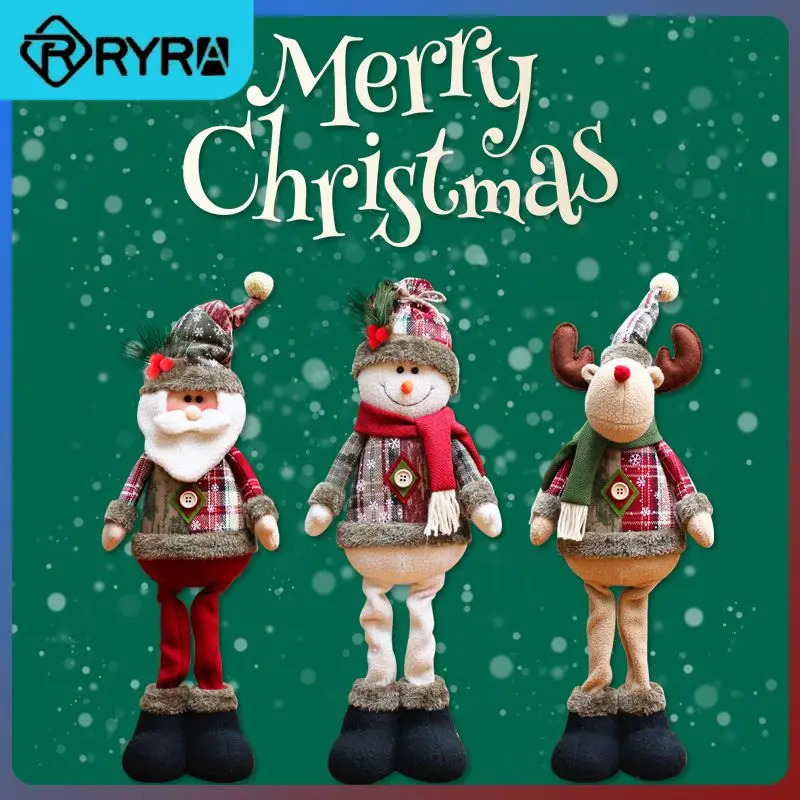 

Santa Claus Snowman Elk Dolls Christmas Ornaments Merry Christmas Favor Party Decorations For Home Navidad Gift