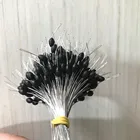 Поплавок для рыбалки в виде космических бобов, 300 шт.1 компл.лот, 2S M L, черные резиновые овальные стопоры, рыболовное снаряжение