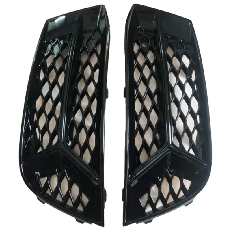 Левая + правая боковая Передняя сетка с Сотами Нижний Бампер противотуманная