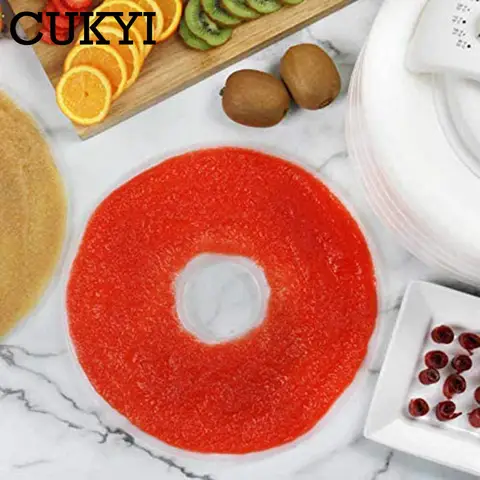 CUKYI аксессуары для сушки пищевых продуктов, лоток для ловли воды, закатанный лоток для фруктов, диаметр 31 см, пищевой АБС-пластик, материал Slinicone