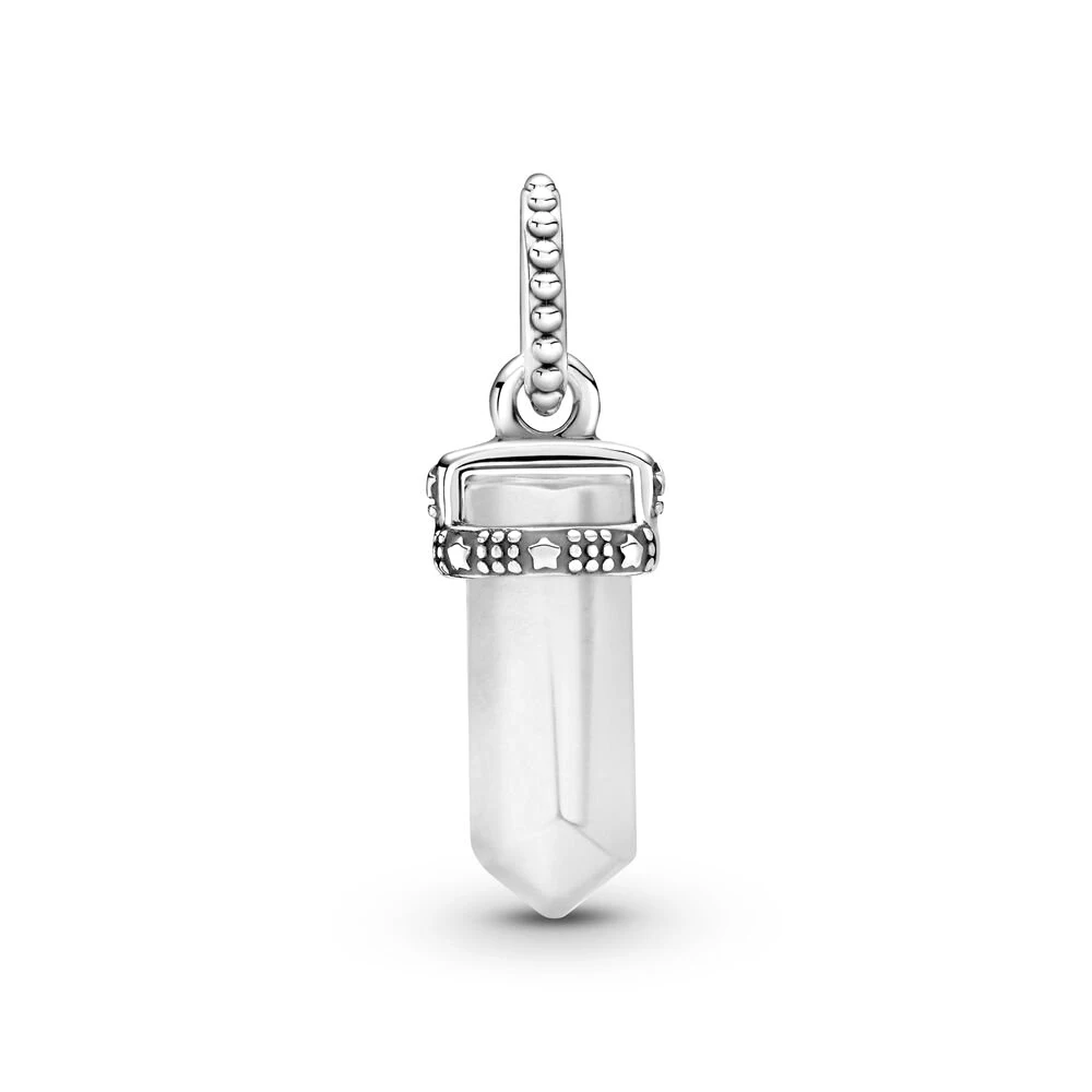 Pandora-Pendentif amulette violet/rose/blanc pour femme, perle de niche, design de mode pour bracelet, cadeau de bijoux exécutif