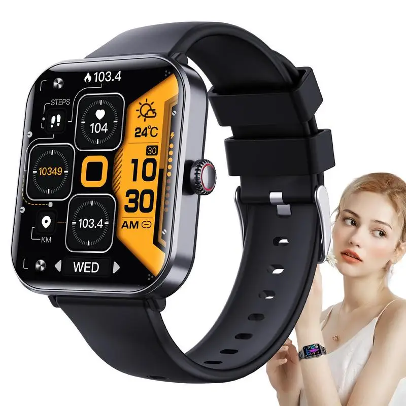 

Waterproof Monitor Watch F57Pro Painless Blood Pressure Testing Fashionable Sports Watch 1.9 Inch Water Proof Smartwatch For