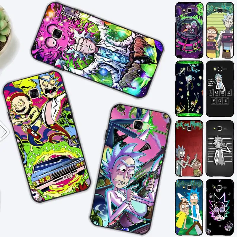 

BANDAI Rick and Morty Phone Case for Samsung J 2 3 4 5 6 7 8 prime plus 2018 2017 2016 core