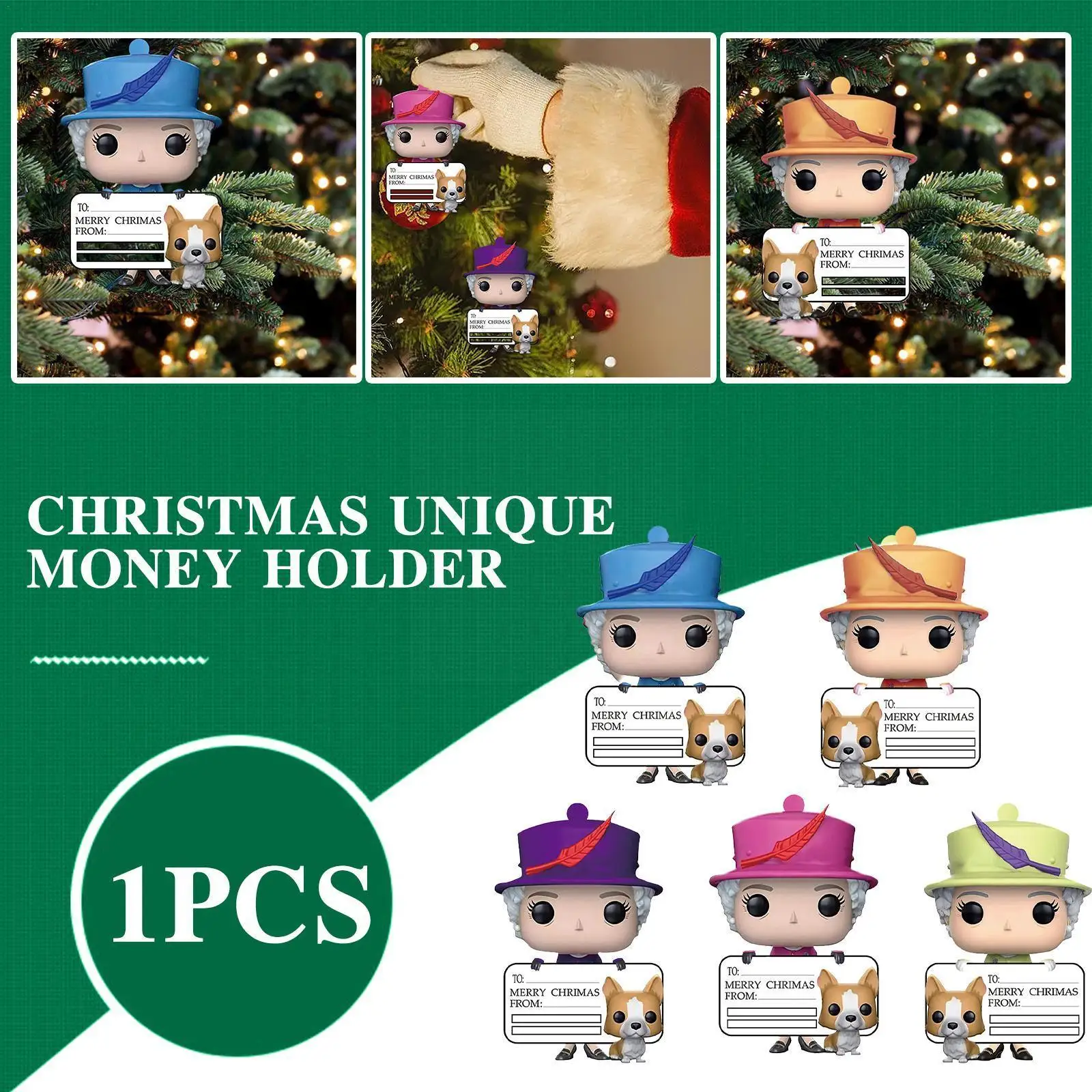 

Персонализированный подвесной флаг Елизаветы, Флаг Союза Джека, дерево Елизаветы, товары для рождественской вечеринки, орнамент Queen Favor Ii, д...