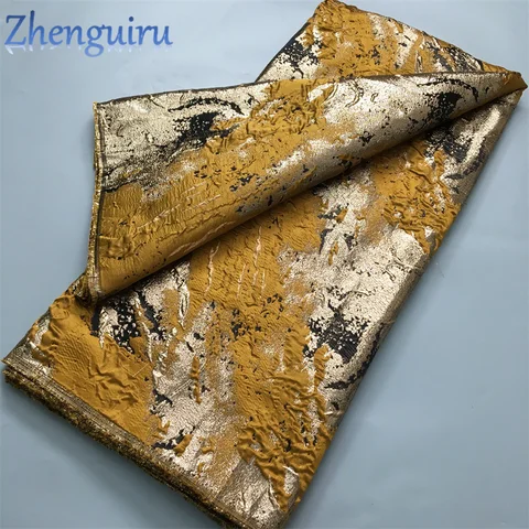 Zhenguiru кружевная ткань полиэстер 5 ярдов