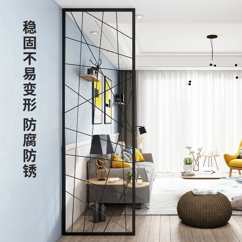 Светлый роскошный входной экран для гостиной полые офисные блочные стены