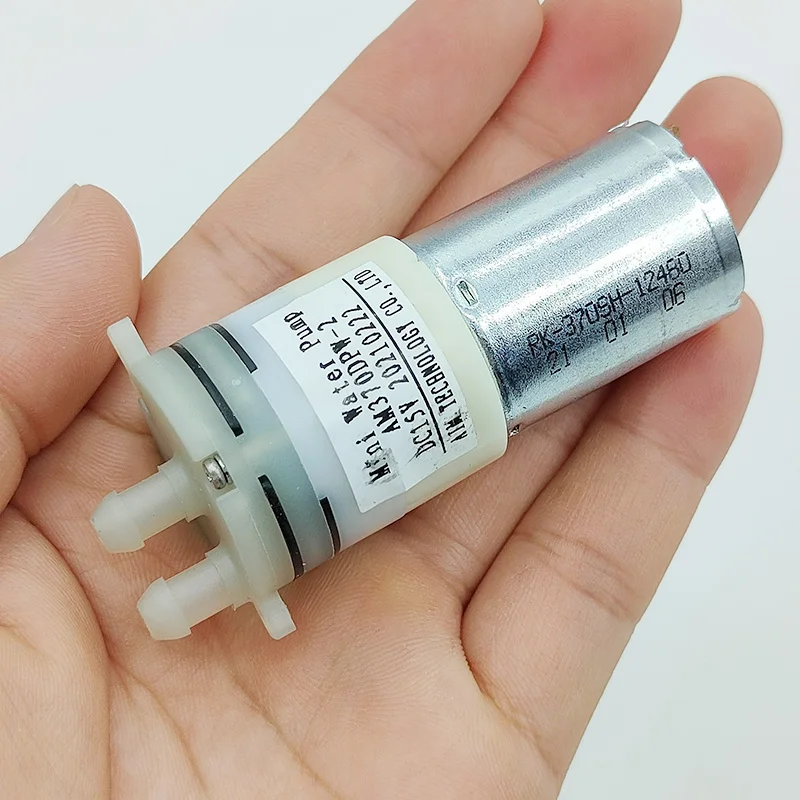 Фото Миниатюрный водяной насос DC 12V-24V 15V 18V Micro 370, диафрагменный насос 27 мм, самовсасывающий, для самостоятельной установки, для диспенсеров, для чайных столиков №3