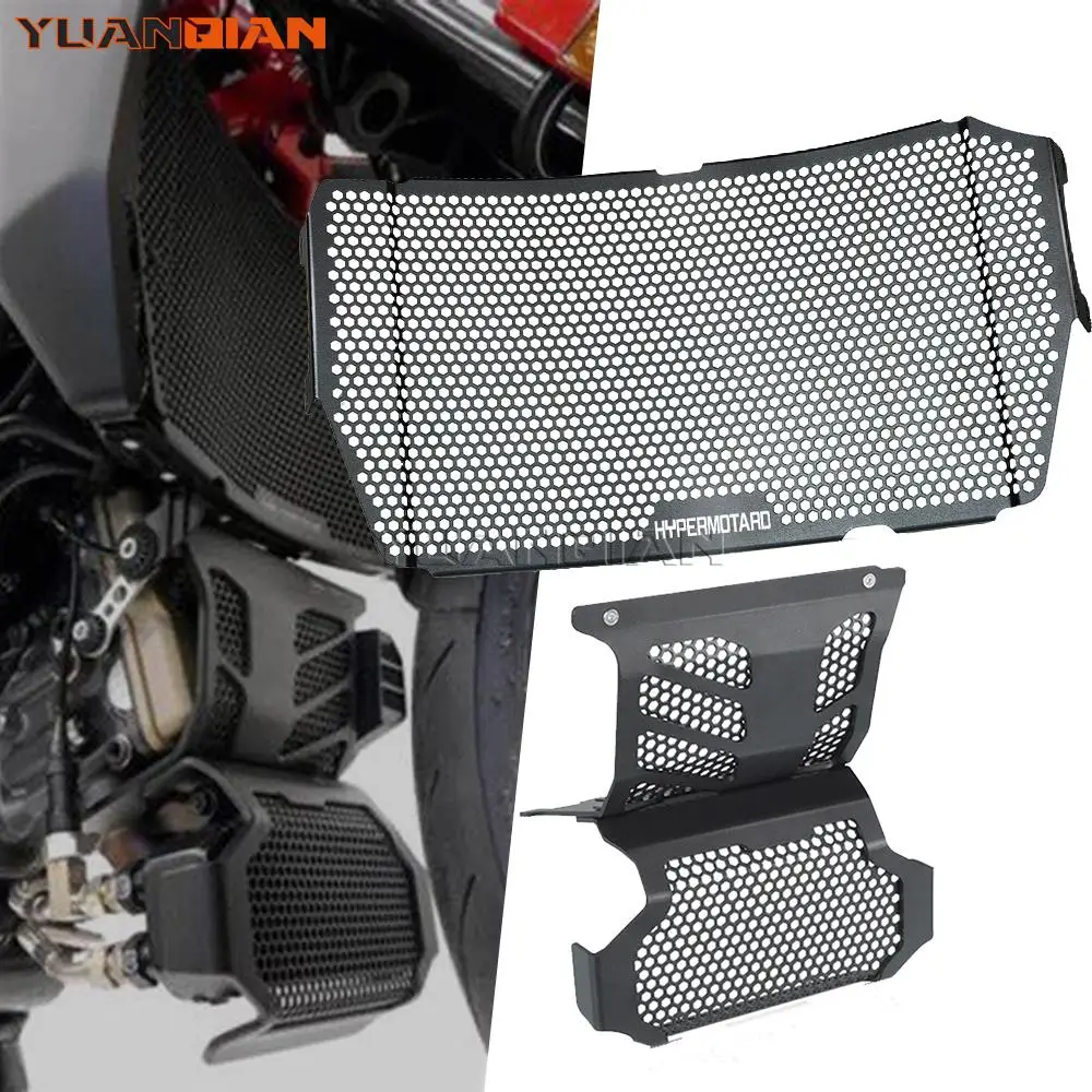 

For Ducati Hypermotard 939 SP Hyperstrada 939 2016-2018 Motorcycle Radiator Guard Grille Cover Hypermotard 950 SP 2019-2021 2022