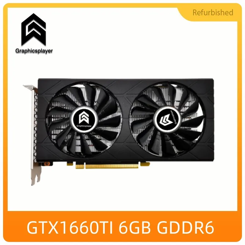 Компьютерная видеокарта GTX1660TI, 6144 МБ, GTX1060 6 ГБ, Видеокарта VGA для игрового ПК, для nvidia