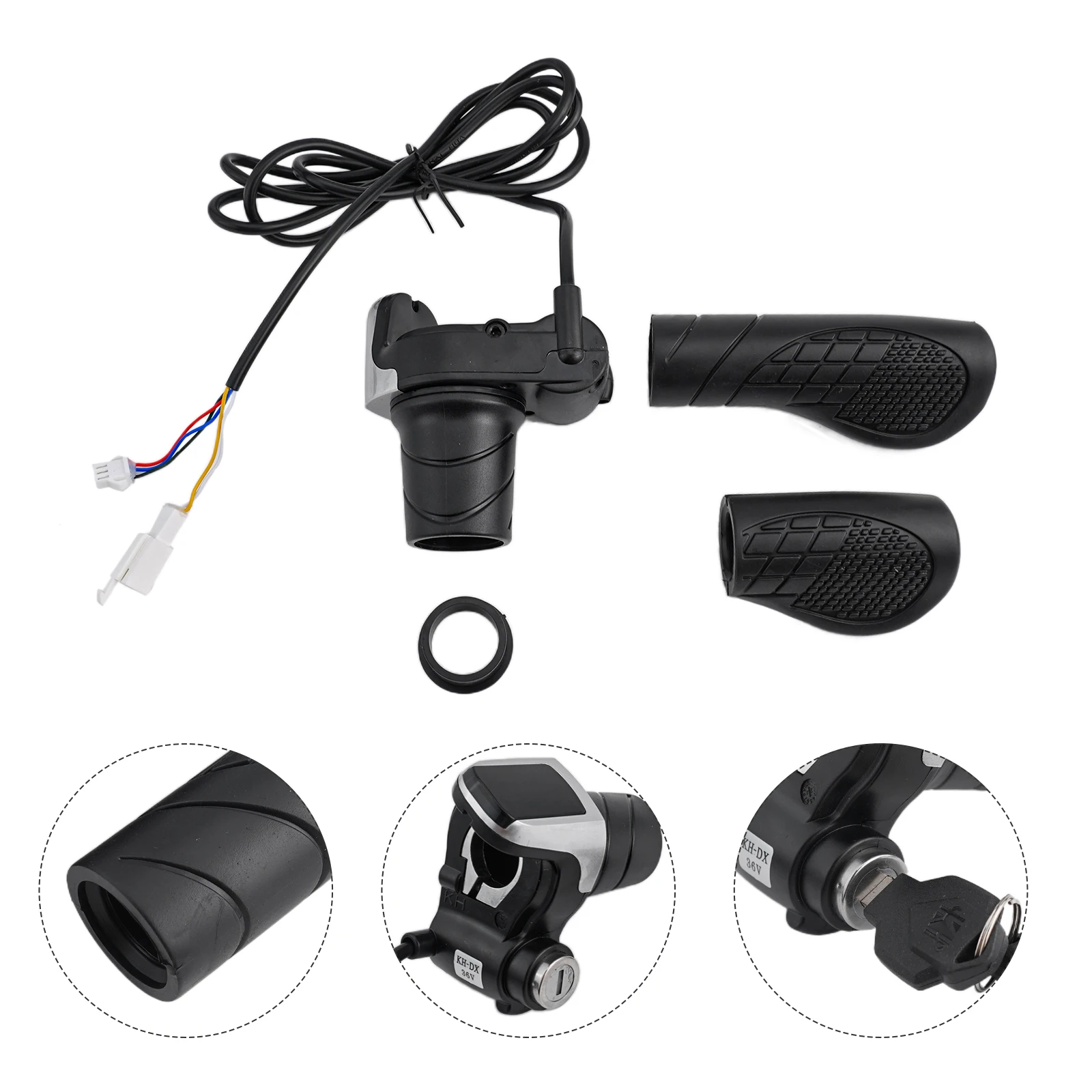 Ручки руль замок для электрического велосипеда контроль скорости дроссельной