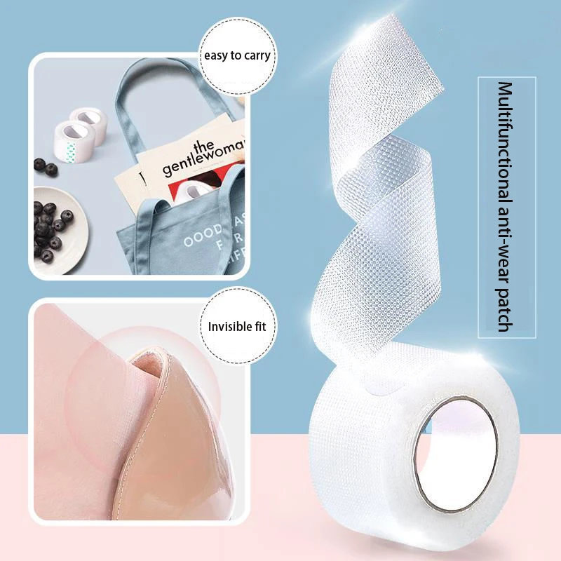 

Ультратонкая прозрачная стелька 5 м из полиэтилена, наклейка на пятку, Женская наклейка для обуви, ленты для подушек, инструмент для ухода за...