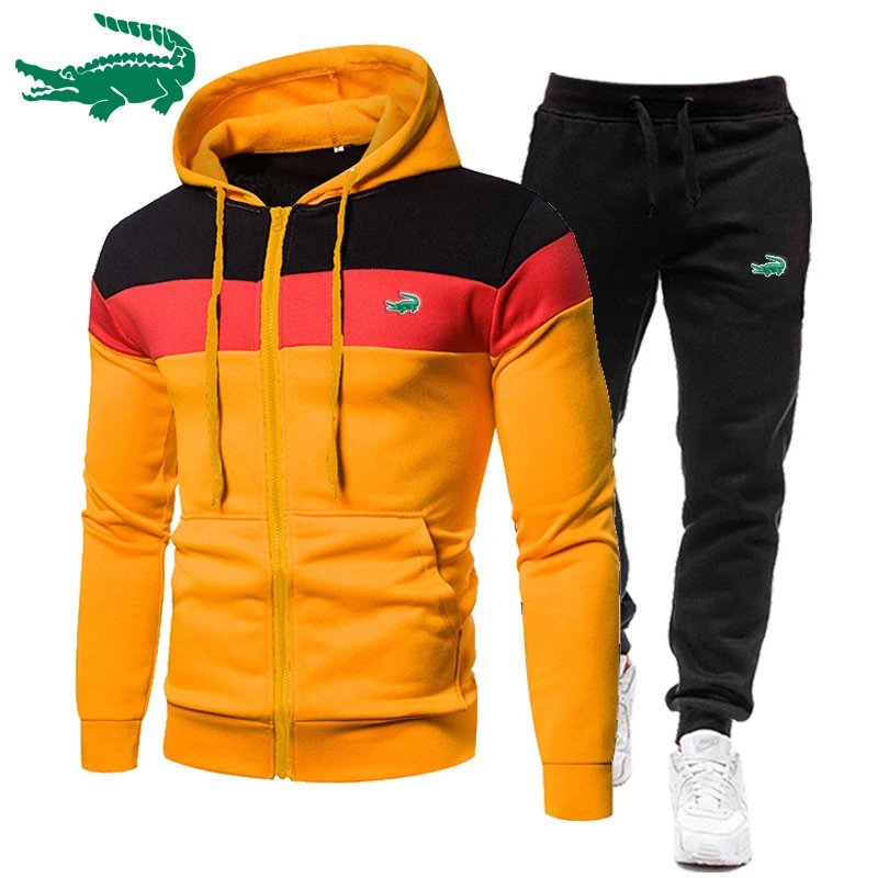 

2023 Fall/Winter CARTELO Sportswear Men's 2-piece Sweatshirt + Sweatpants Sportswear Hoodie Casual Men's Clothing Zip Hoodie Set