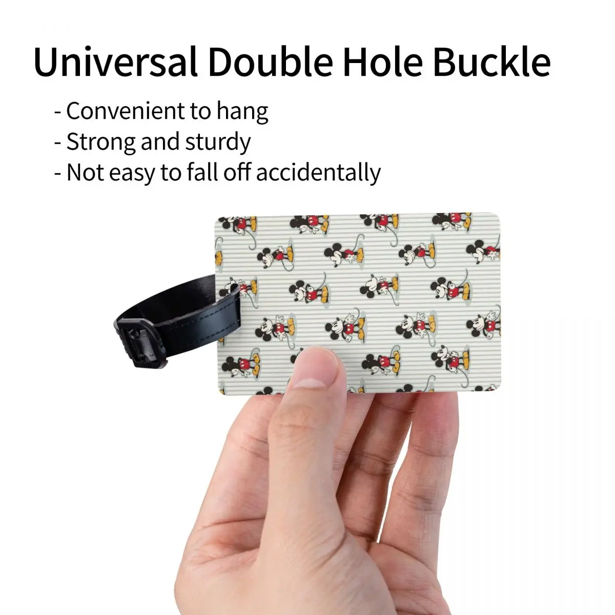 Индивидуальная бирка для багажа с изображением Микки Мауса защитные бирки