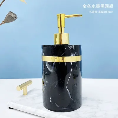 Прямоугольный поднос с мраморной текстурой смола аксессуары для ванной комнаты